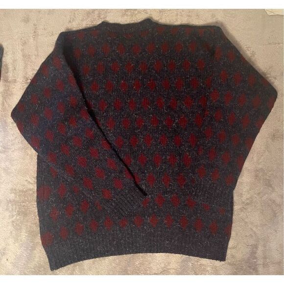 Woolrich Duck Mallard Graphic Knit Sweater Pullover 100% Wool Blue Mens Sz L - Picture 8 of 10